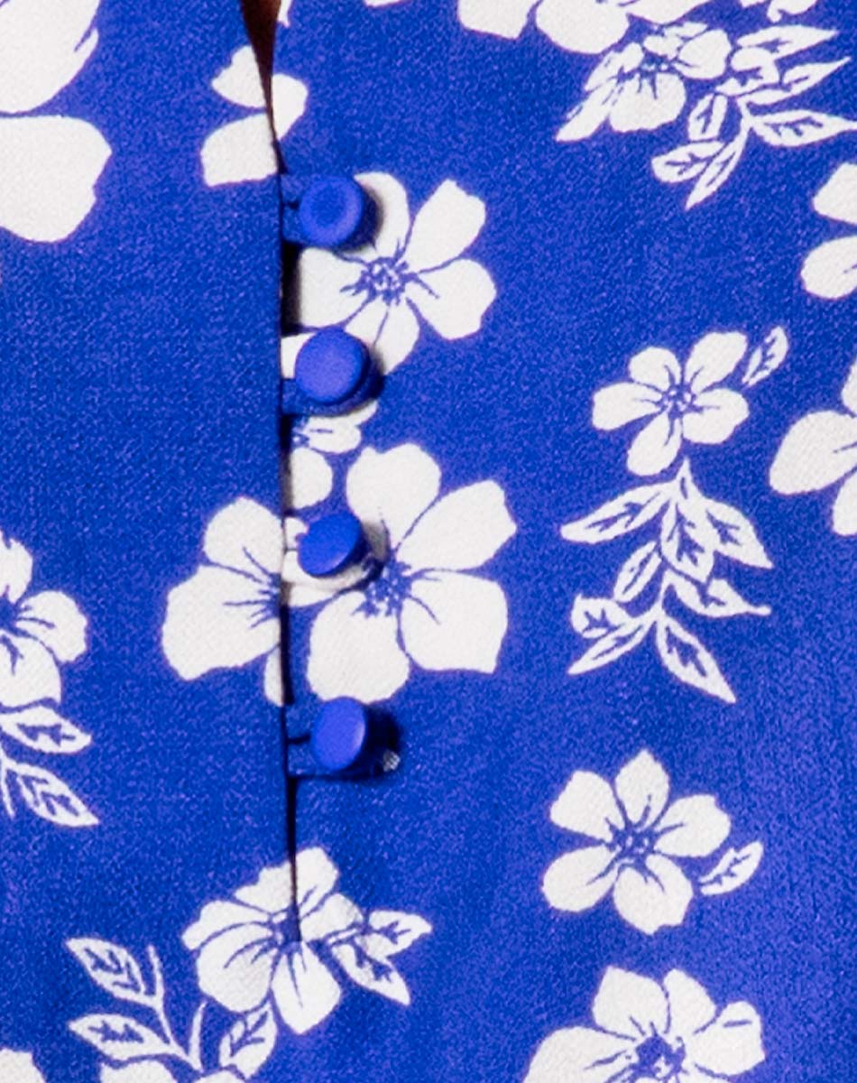 Blusa Floral Escote V