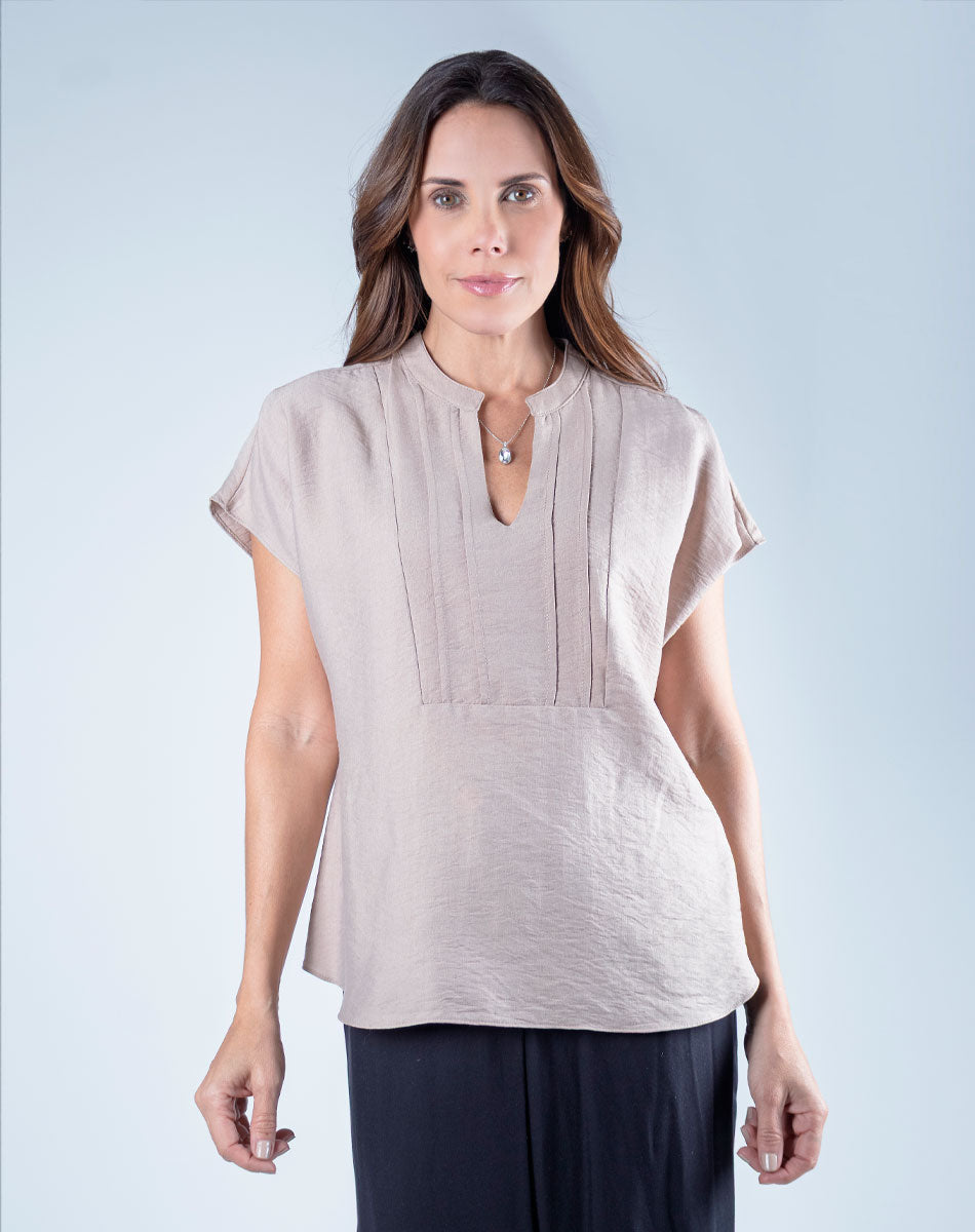 Blusa Tradicional  Cuello Mao