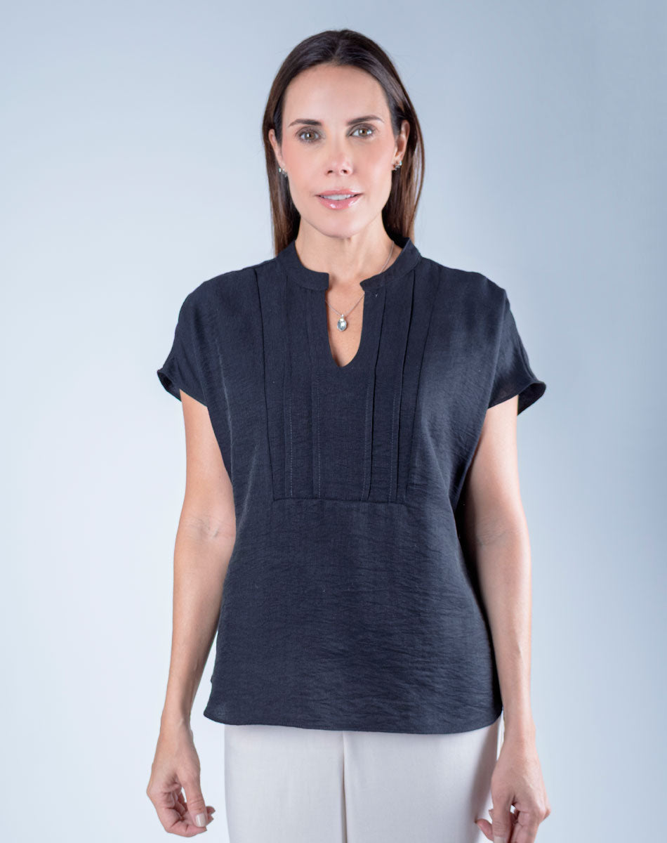 Blusa Tradicional  Cuello Mao