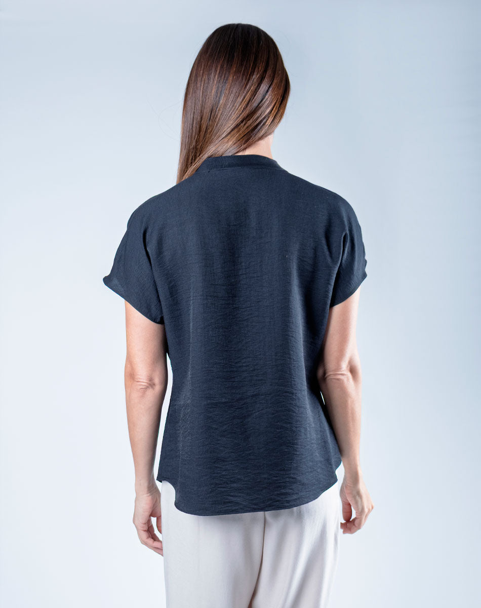 Blusa Tradicional  Cuello Mao