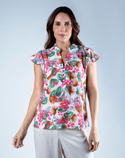Blusa con Estampado Floral