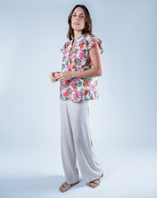 Blusa con Estampado Floral