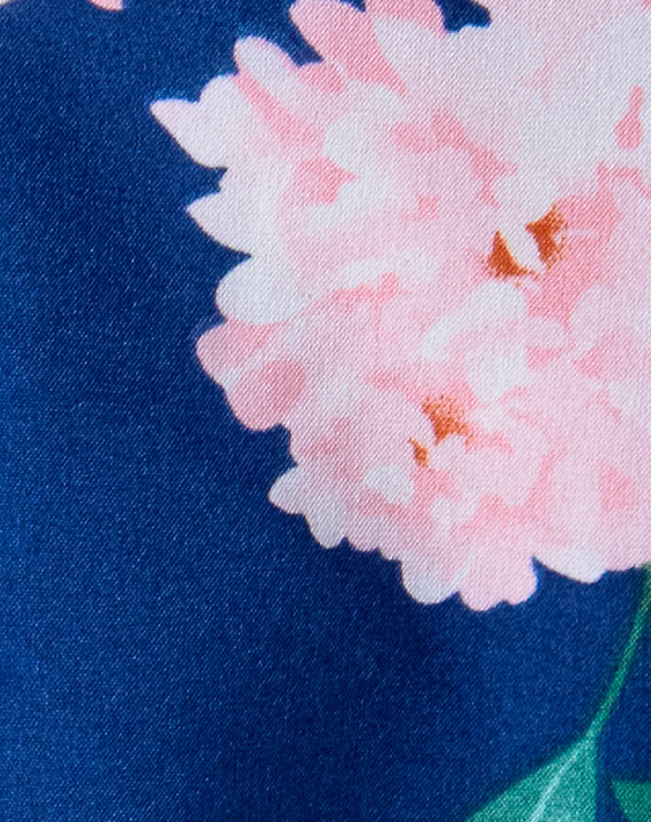 Blusa Cuello Mao Floral