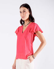 Blusa Escote V