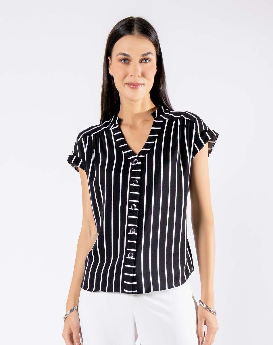 Blusa Escote camisero