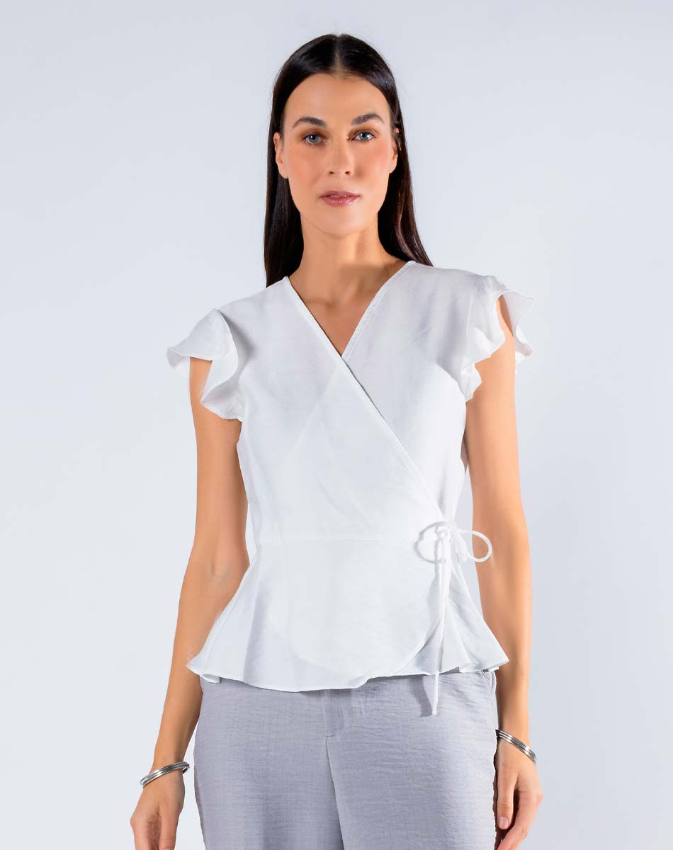 Bluza Escote Cruzado