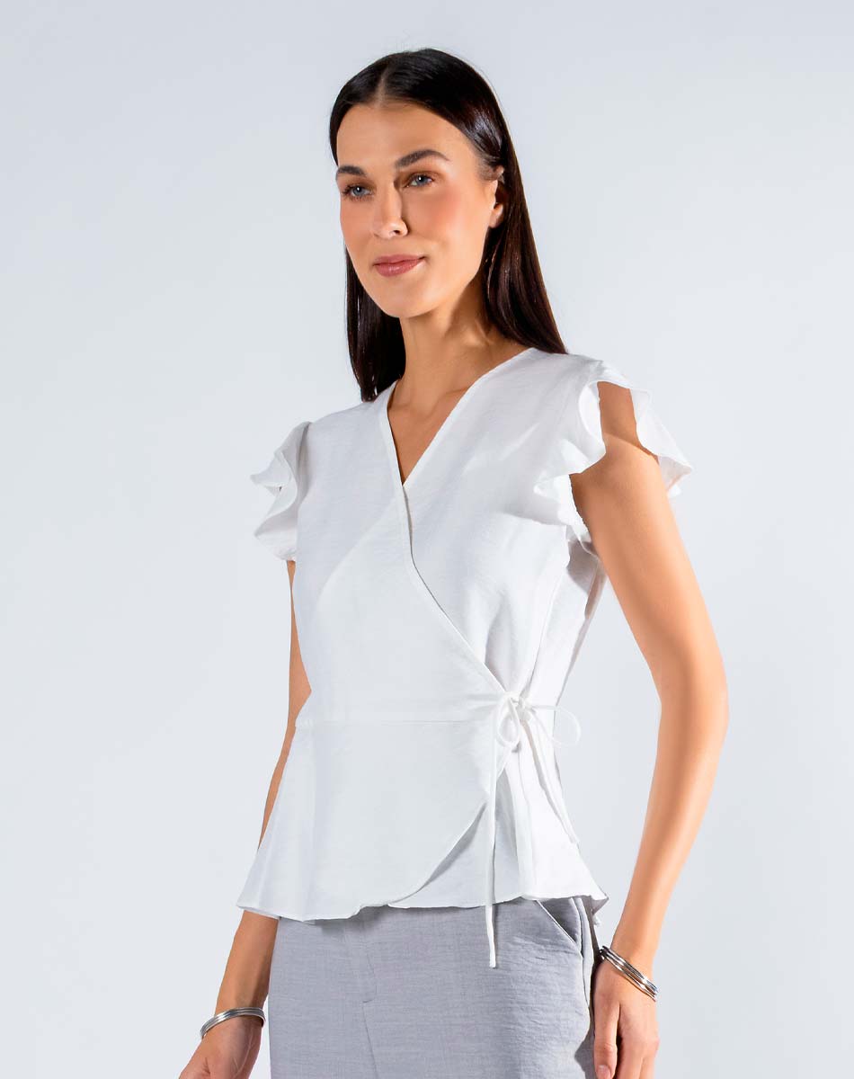 Bluza Escote Cruzado