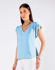 Blusa Cuello V