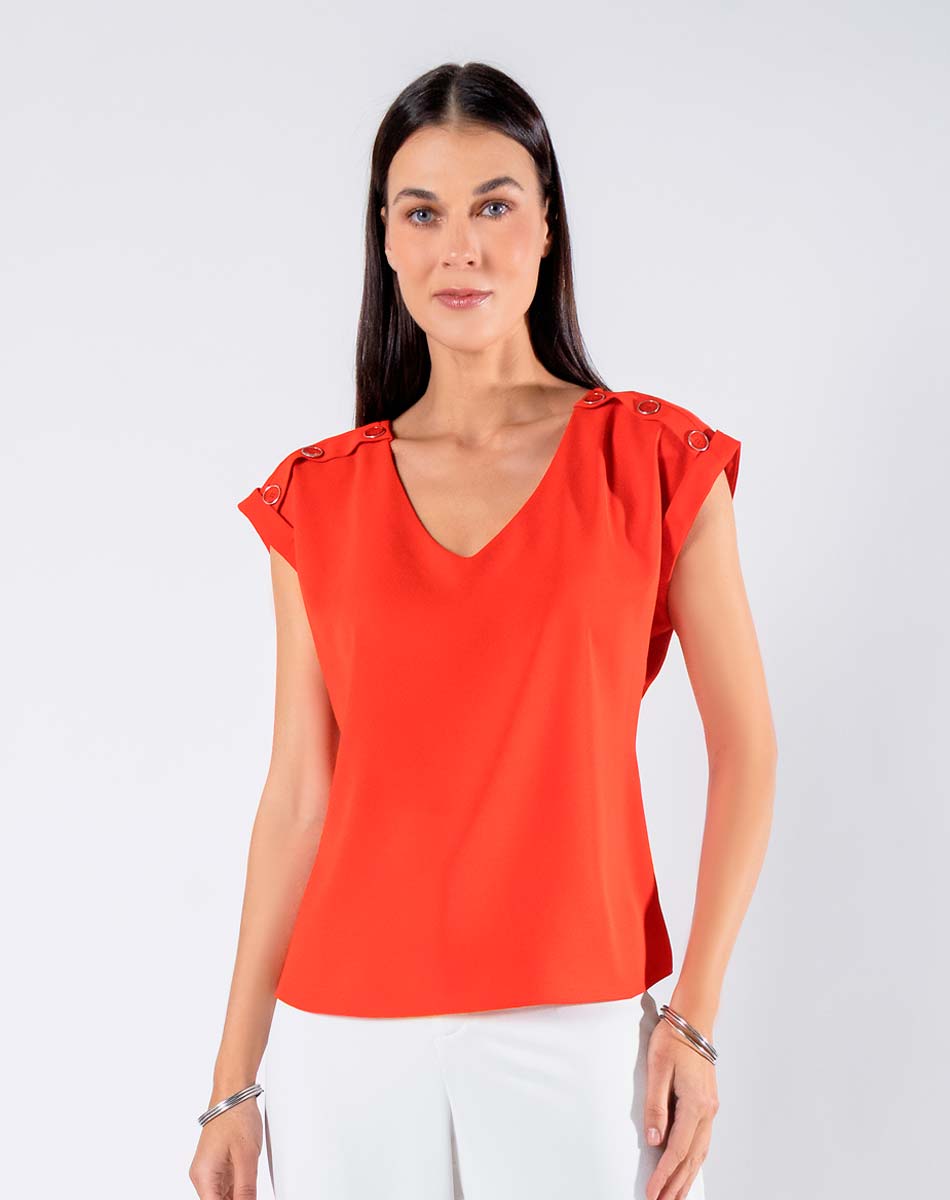 Blusa Cuello V