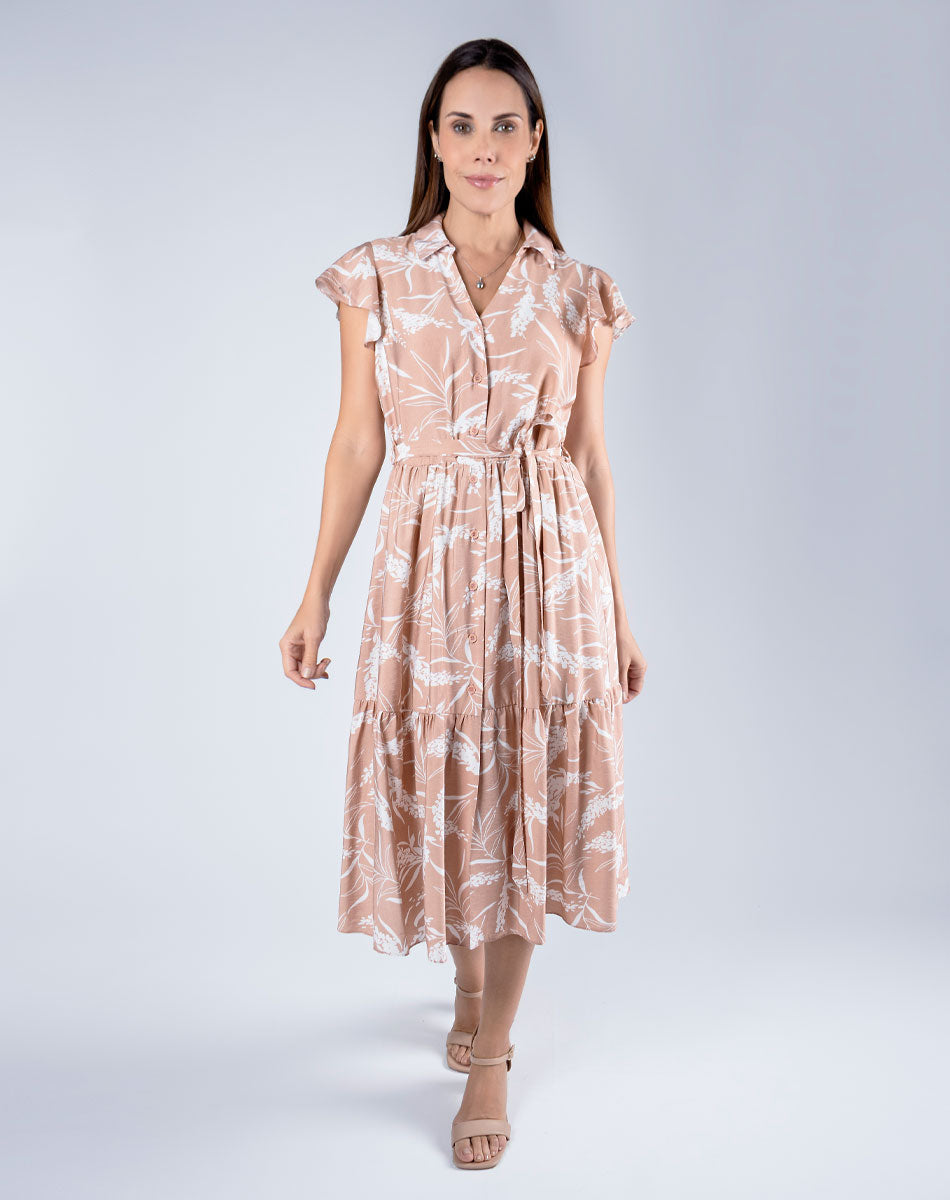 Vestido Midi Estampado