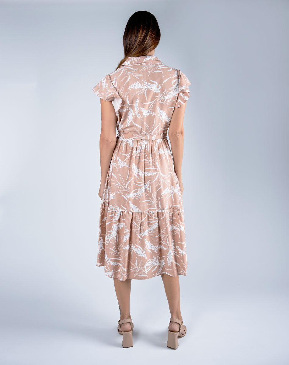 Vestido Midi Estampado