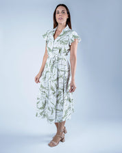 Vestido Midi Estampado