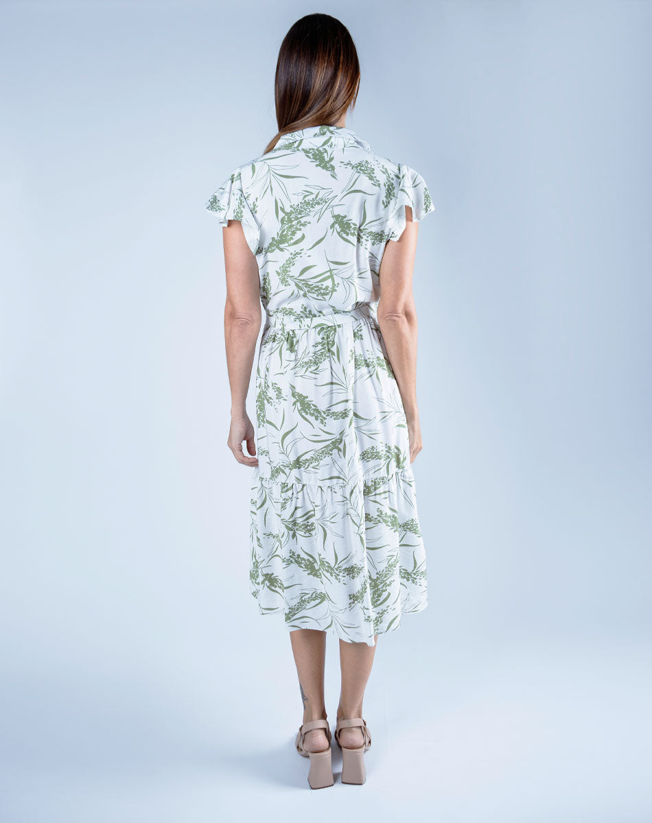 Vestido Midi Estampado