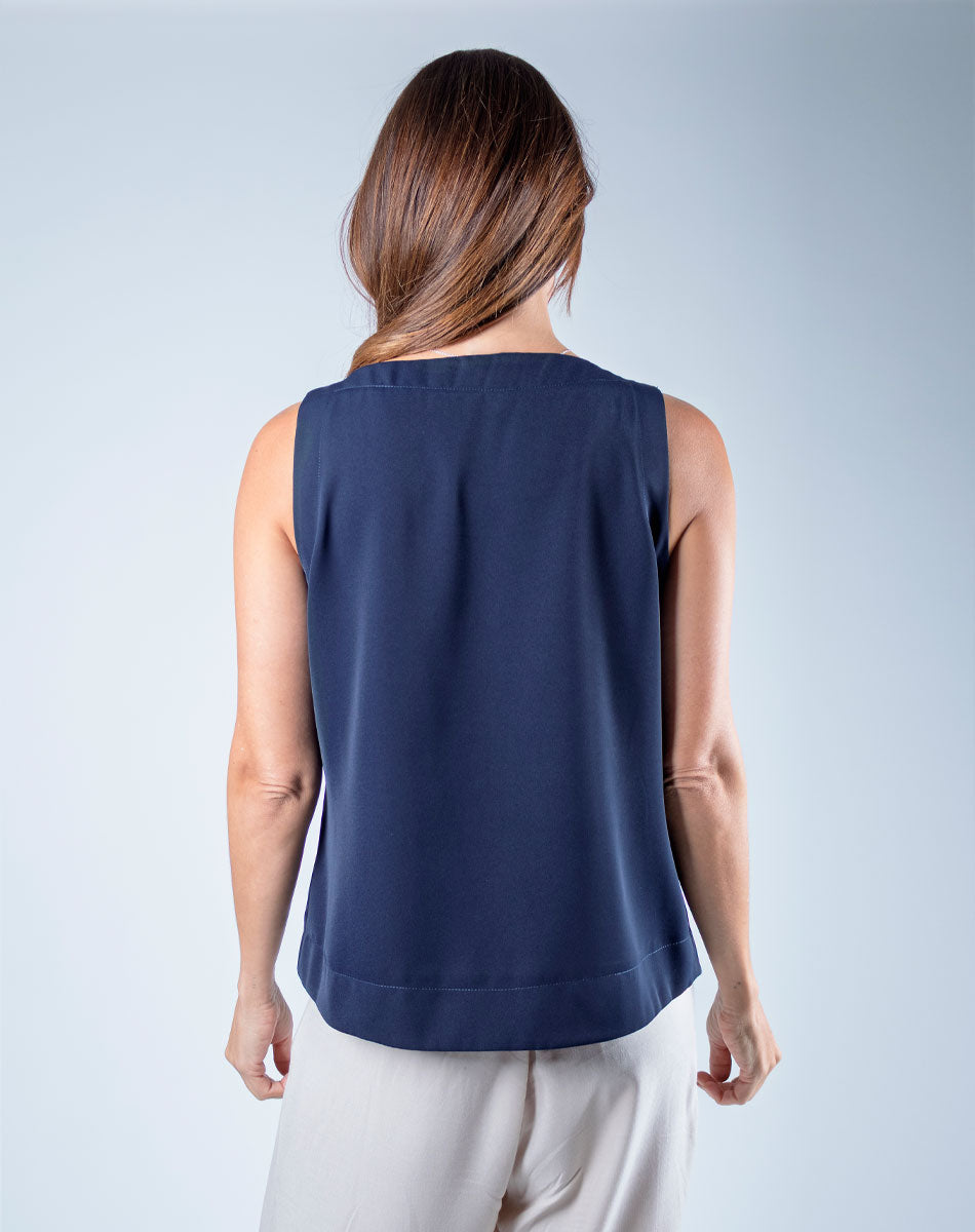 Blusa Escote Redondo