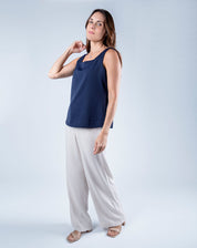 Blusa Escote Redondo