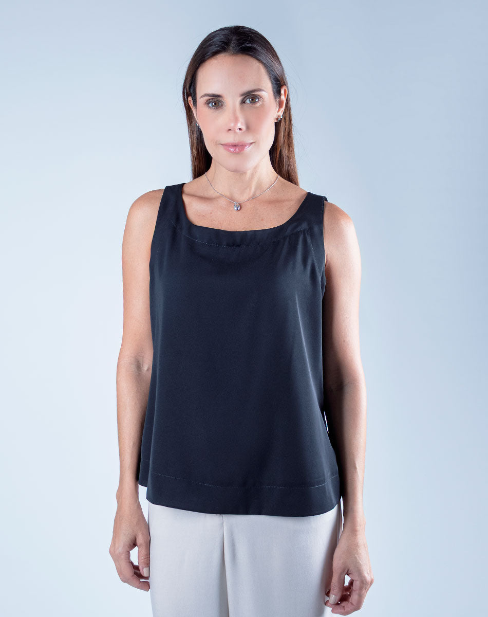 Blusa Escote Redondo