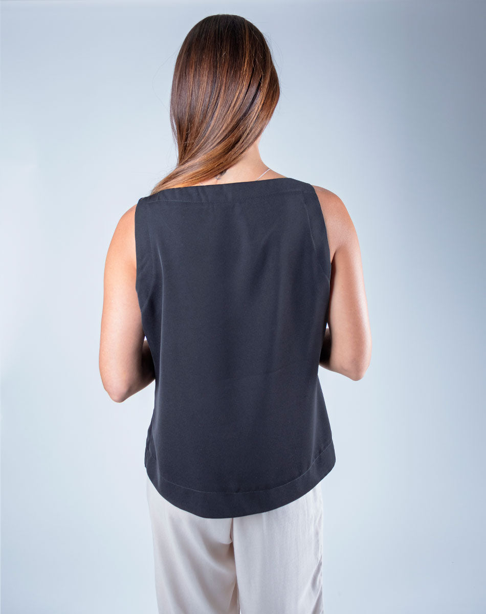 Blusa Escote Redondo