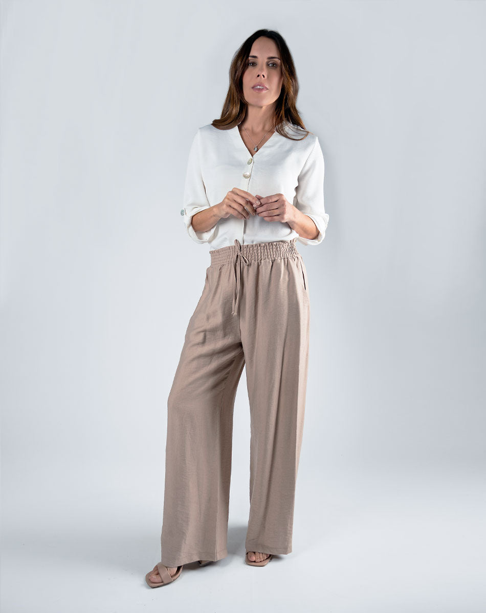 Pantalón Ancho Smock