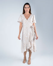 Vestido con Cruce Escote V