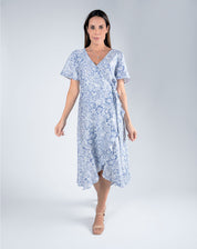 Vestido con Cruce Escote V