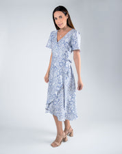 Vestido con Cruce Escote V