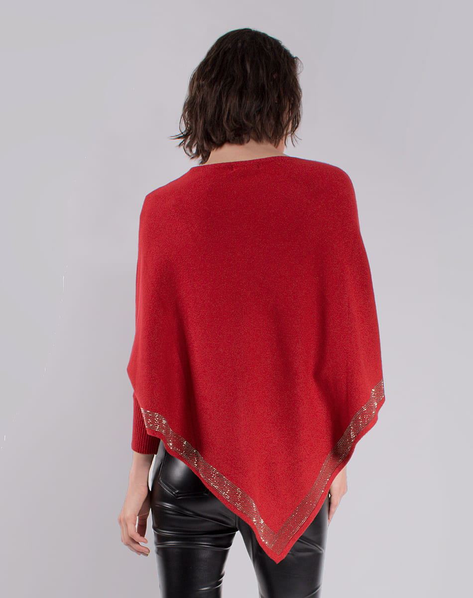 Poncho con Mangas Largas