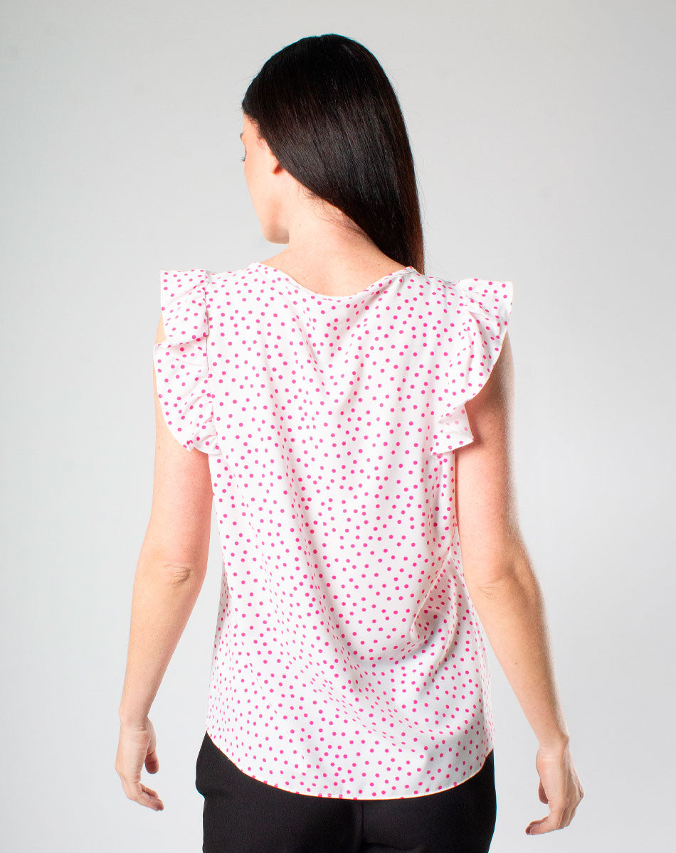 Blusa con Manga Plisada