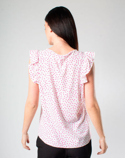 Blusa con Manga Plisada