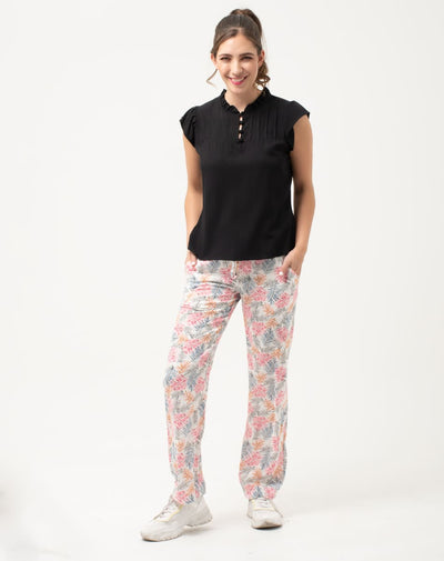 Blusa Con Mangas Cortas
