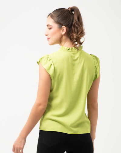 Blusa Con Mangas Cortas