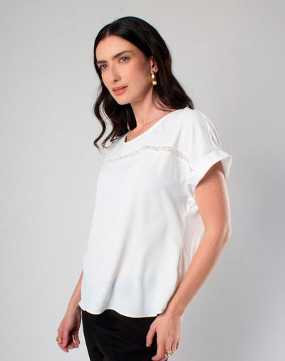 Blusa Cuello Redondo