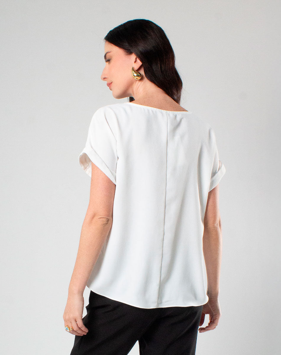 Blusa Cuello Redondo