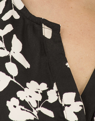Blusa Con Mangas Cortas