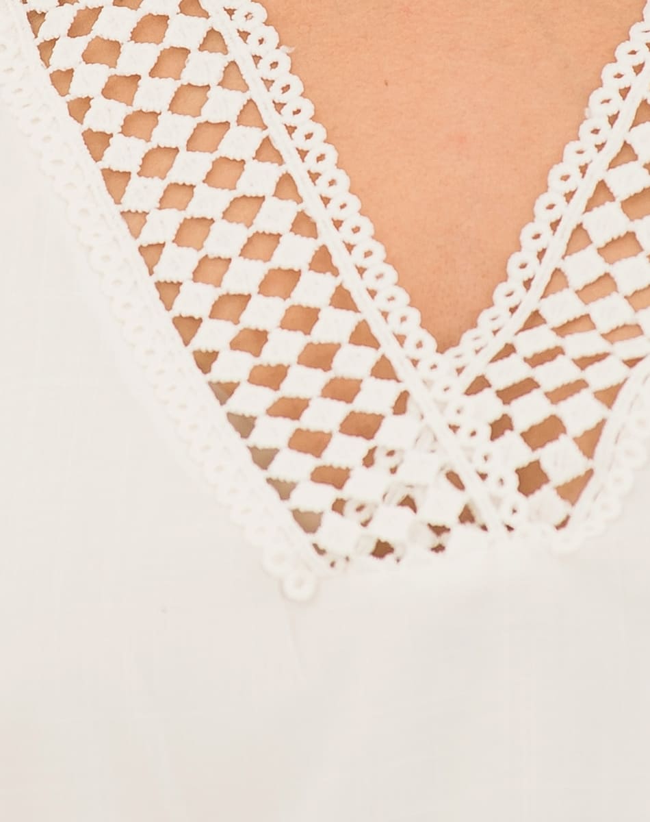 Blusa Con Escote V
