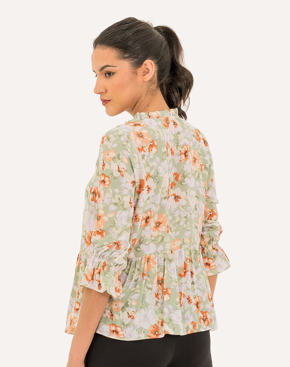 Blusa Con Amarre