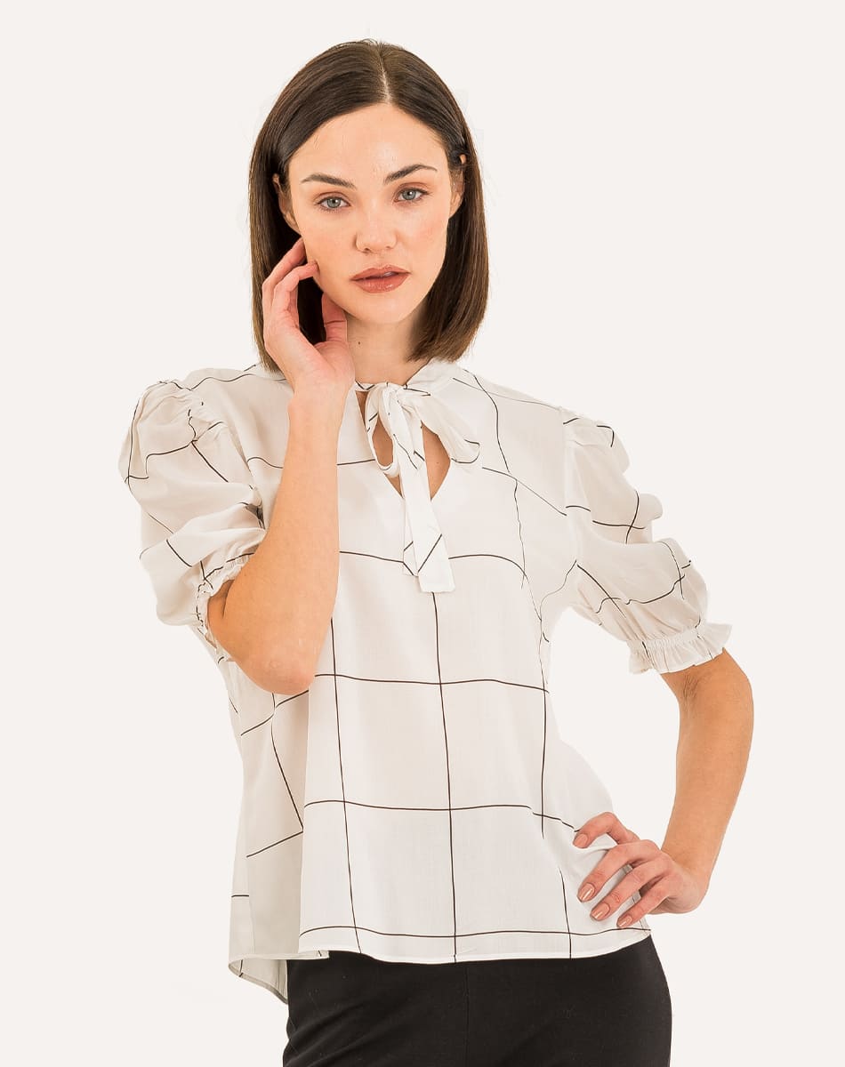 Blusa Con Escote V