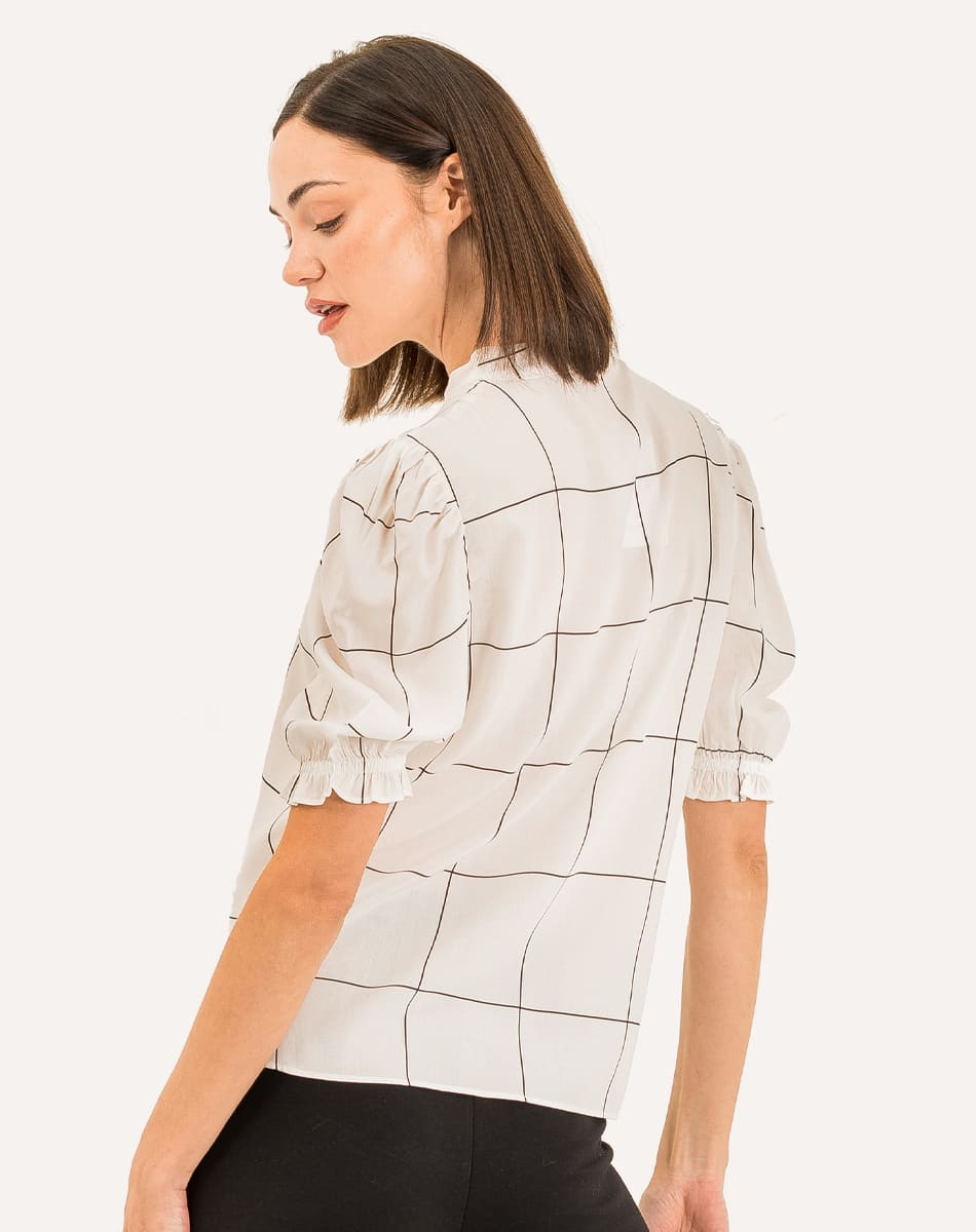 Blusa Con Escote V