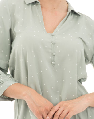 Blusa Cuello Camisero