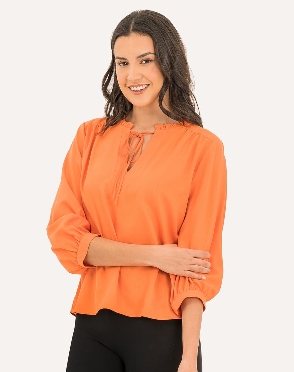 Blusa Cuello Redondo