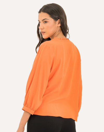 Blusa Cuello Redondo