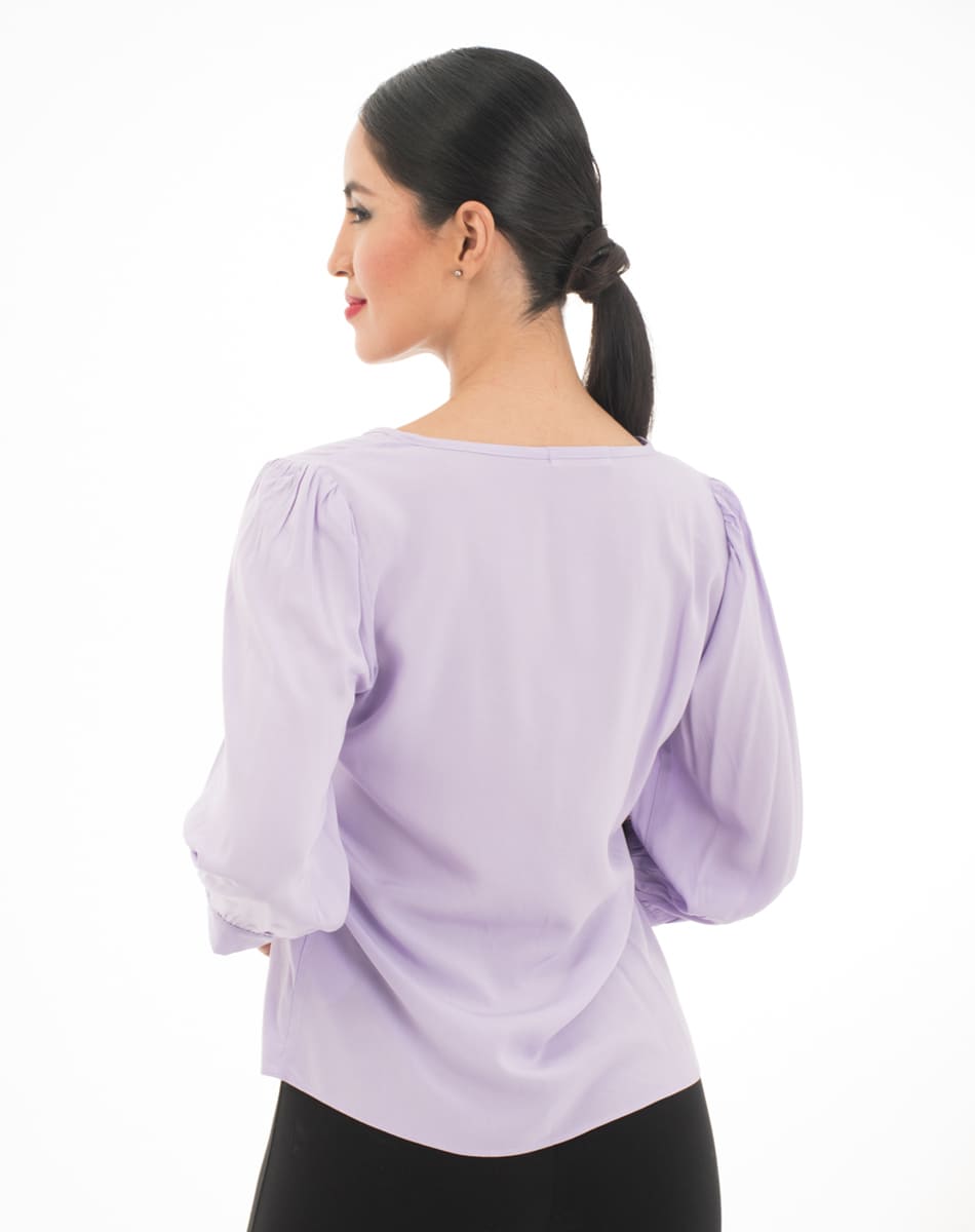 Blusa Con Escote V