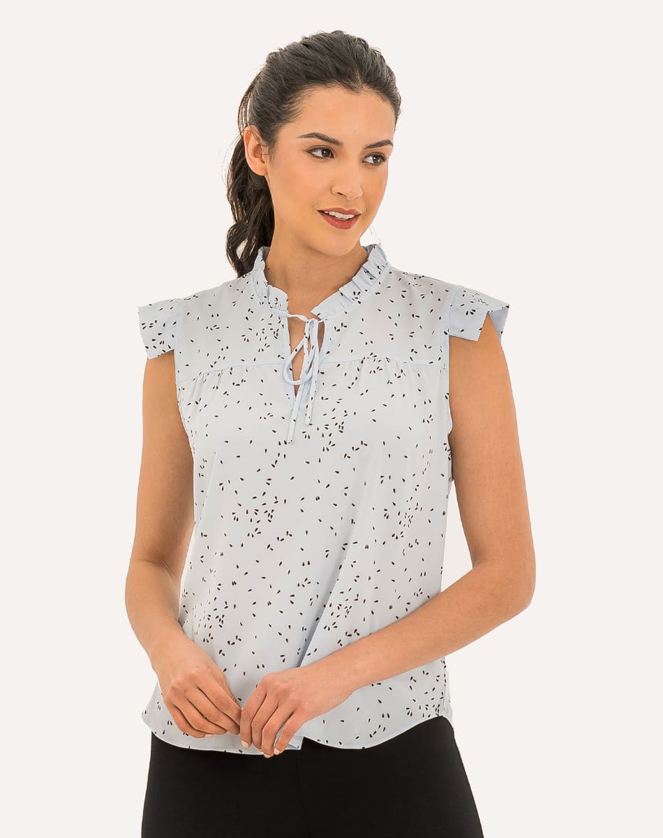 Blusa Con Amarre