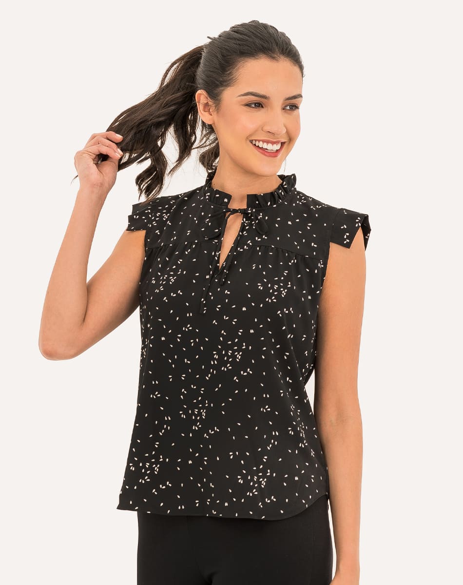 Blusa Con Amarre