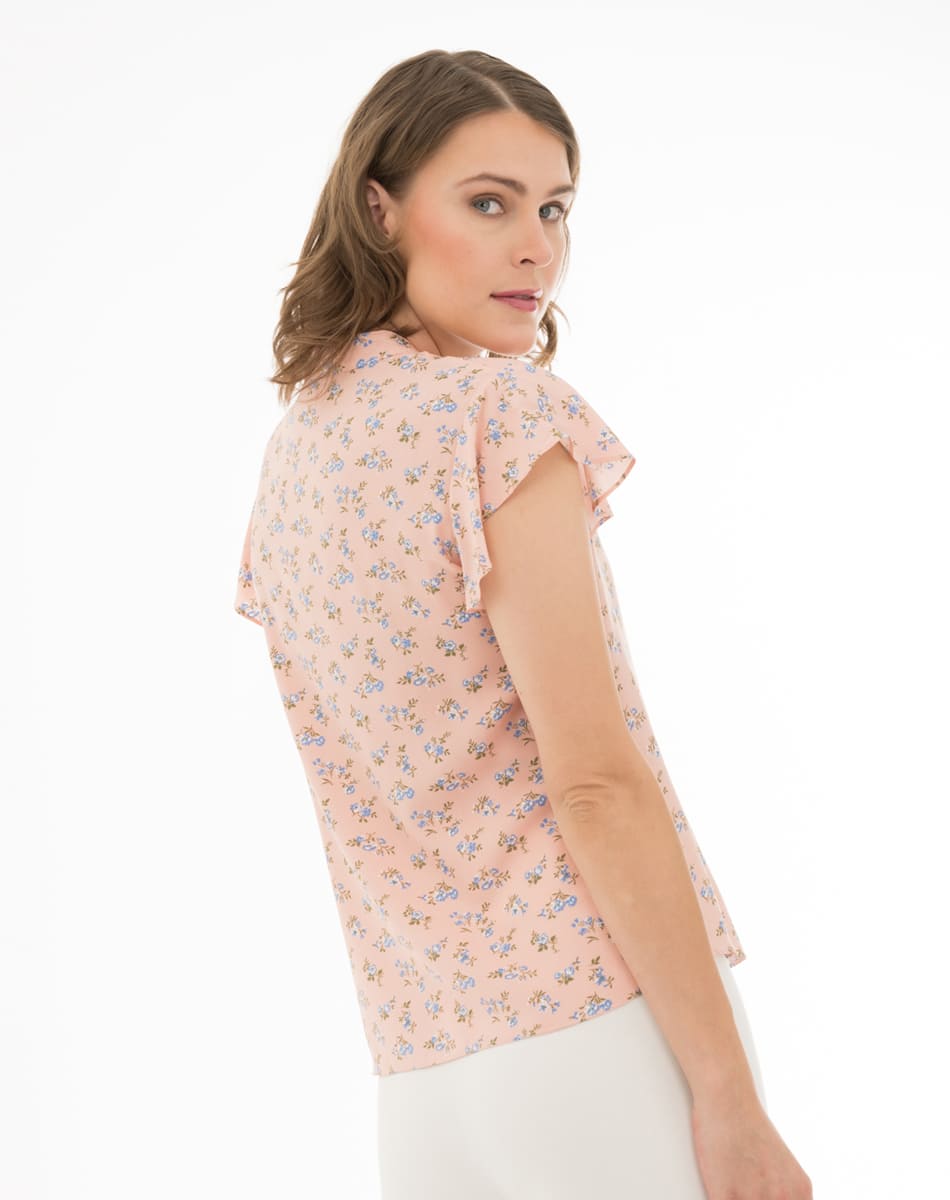 Blusa Estampado De Flores
